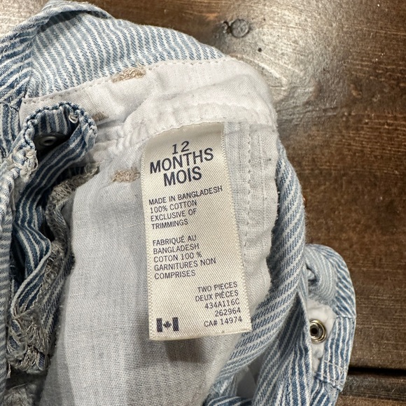 Vintage OshKosh B’gosh Vestbak Overalls size 12 months - Picture 3 of 5